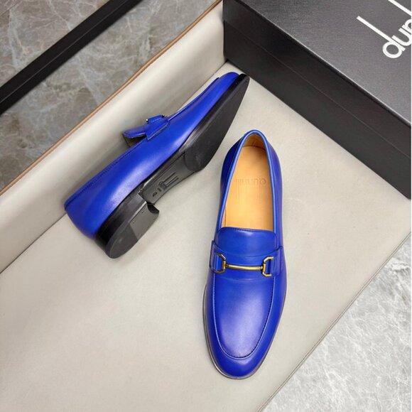 Dunhill Classic Business Leather Shoes Blue main image 7